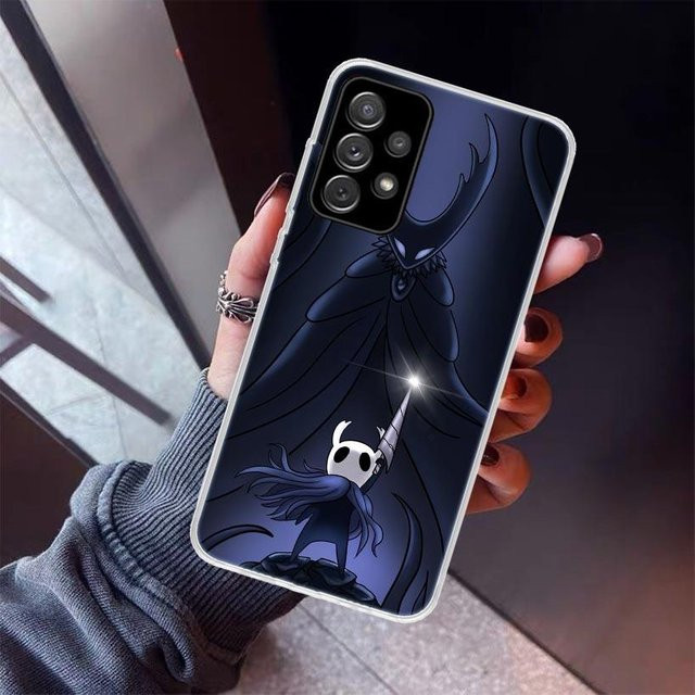 Hollow Knight Handyhülle in Schwarz für Samsung Galaxy A-Serie (A05S, A13, A14, A15, A16, A23, A24, A25, A26, A33, A34, A35, A36, A37, A53, A54, A55, A56, A57) - Bild 1