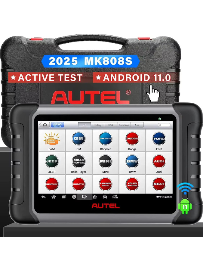 Autel MaxiCOM MK808S Bidirektionales Diagnosegerät in Schwarz mit OBD2-Scanner und bidirektionaler Steuerung - Bild 6
