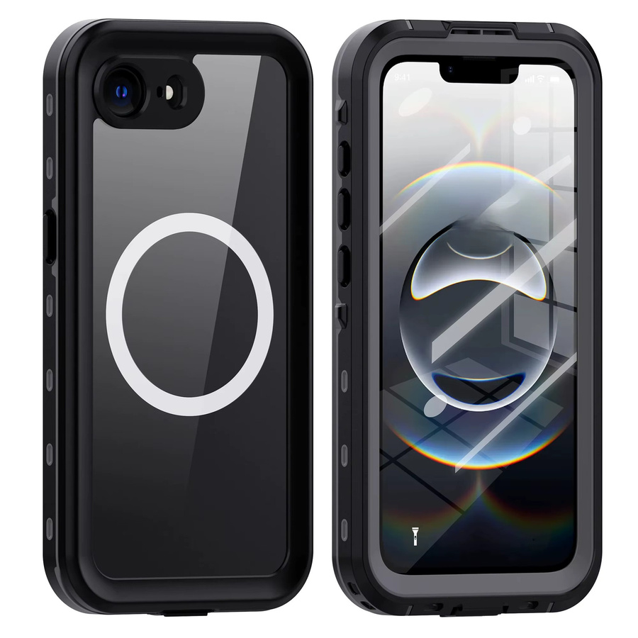 DOT+ Handyhülle für iPhone 16E, transparente wasserdichte Vollabdeckung mit 360-Grad-Fallschutz und Magnetfunktion - Bild 7