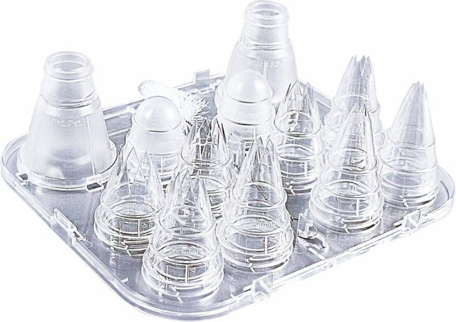 Schneider Tüllenkassetten-Set Sterntüllen in transparent - Bild 1
