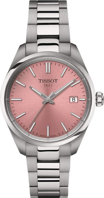 Tissot Armbanduhr, Quarz, Edelstahl, Pink, 34 mm, Damen - Bild 1