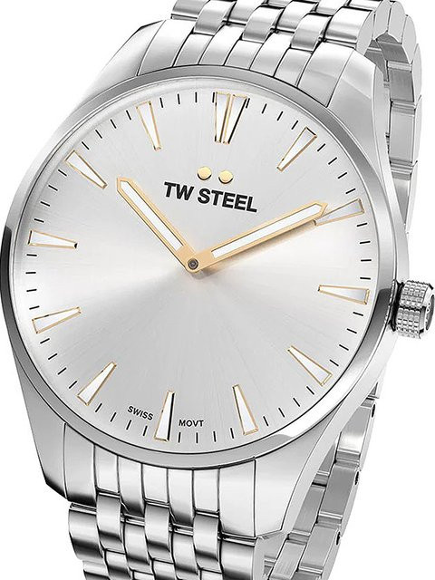 TW Steel Armbanduhr, Quarz, Edelstahl, Silber, 38 mm, Damen - Bild 1