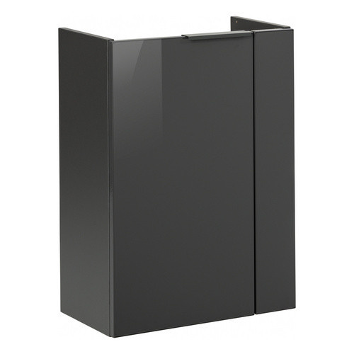 Fackelmann Waschbeckenunterschrank SBC für Badezimmer und Gäste-WC, Anthrazit, B/H/T: 44 x 60 x 24,3 cm - Bild 3