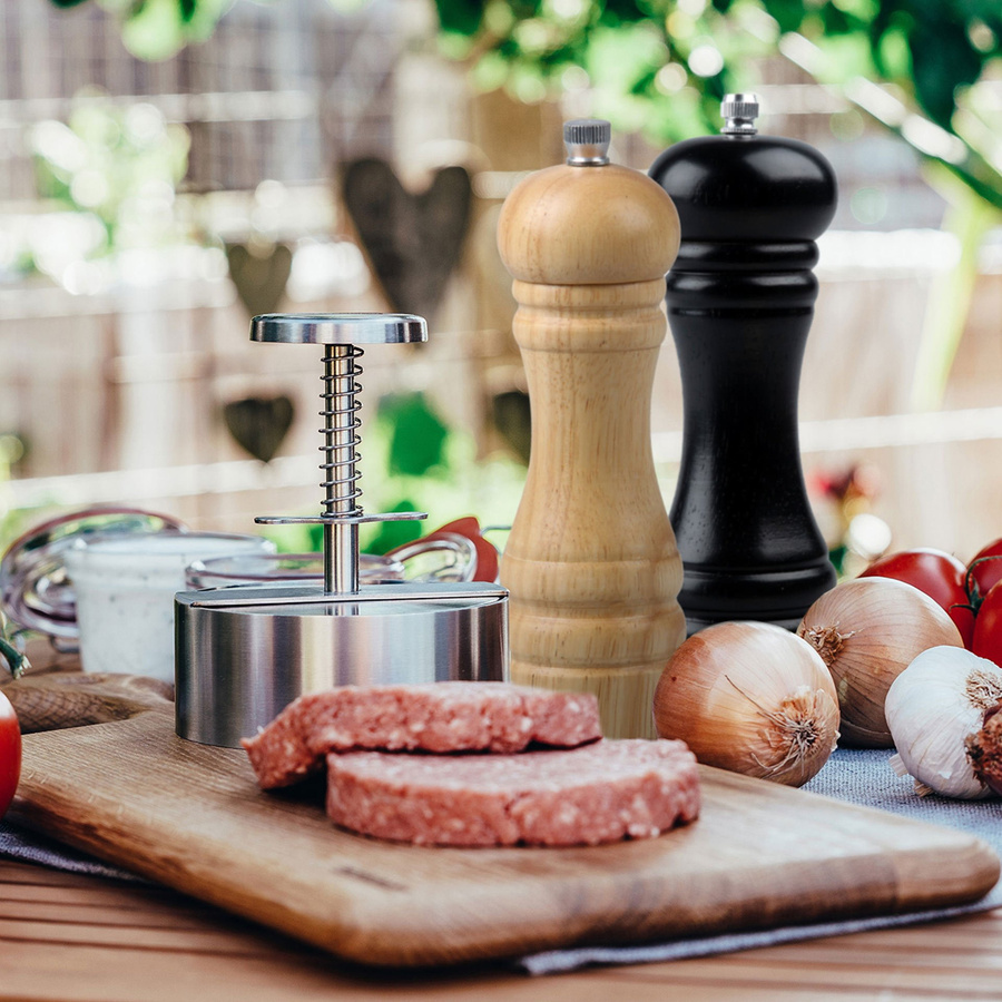 FMprofessional Gewürzmühlen-Set Salz und Pfeffer, 2-teilig aus Holz und Keramik, Mehrfarbig - Bild 2