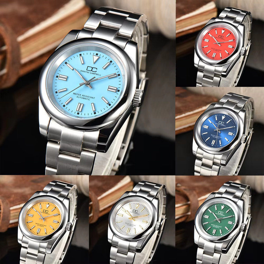 ForgeLink Taucheruhr-Zifferblatt, Blau, Edelstahl, 28,5 mm, Unisex - Bild 2