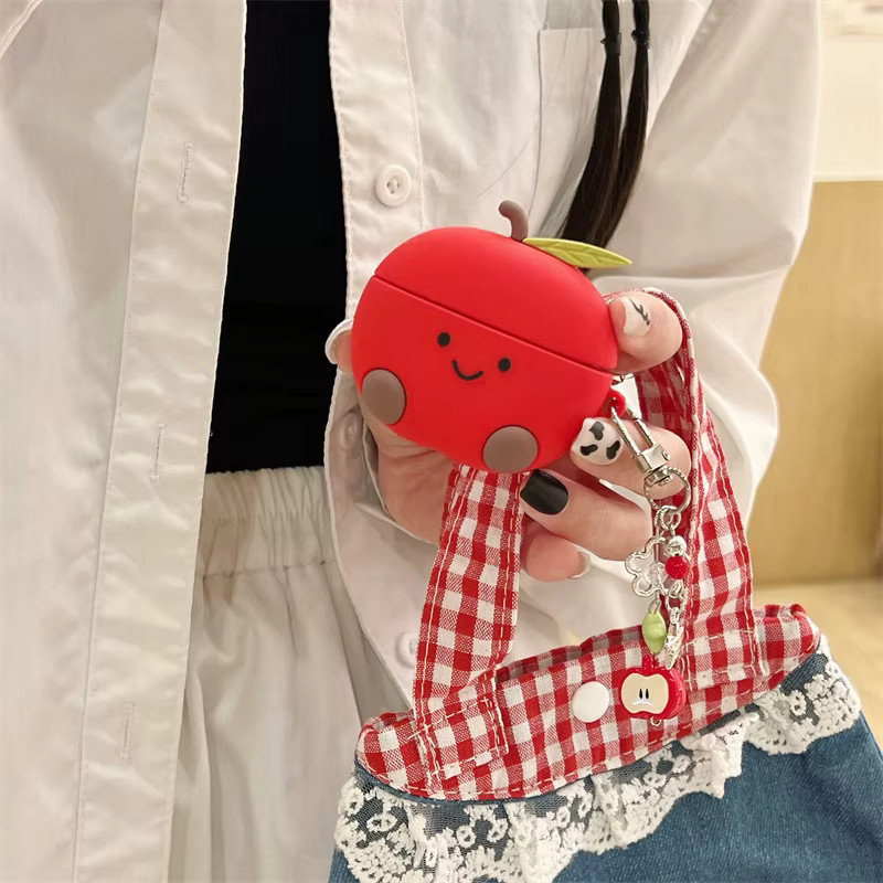 Rote 3D Cartoon Schutzhülle für Apple AirPods 4 und AirPods Pro 2 3 1 Ladetasche - Bild 4