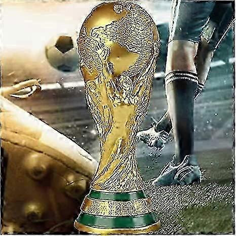 Aura Crystal FIFA Fussball-Weltmeisterschaft Trophäe Replica in Gold aus Harz, Höhe: 36 cm, Breite: 27 cm - Bild 5