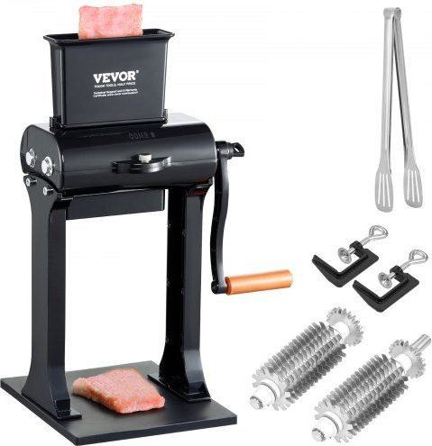 VEVOR Fleischzartmacher Maschine aus rostfreiem Stahl für Rind, Schwein, Hähnchen und Fisch, B/T/H: 44,5 x 30 x 24,5 cm - Bild 1