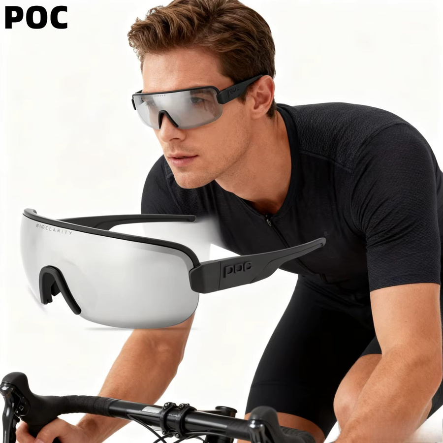 POC AIM Sportsonnenbrille, Vollrand, Black, Kunststoff - Bild 2