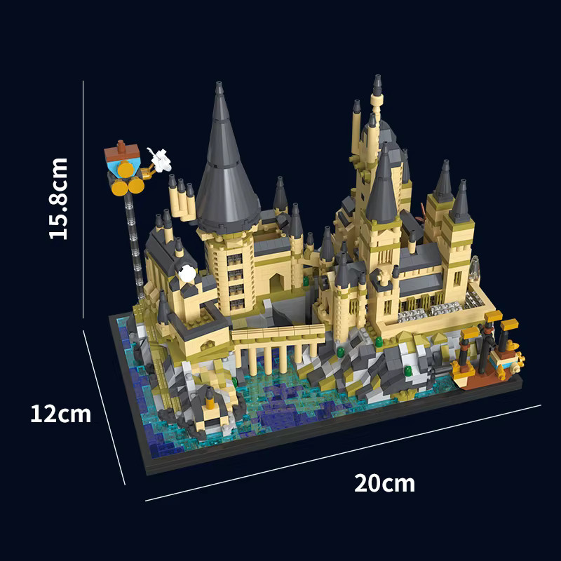 HUATEC Hogwarts Schloss, Mikro-Bausteine Modell, Fantasy - Bild 5