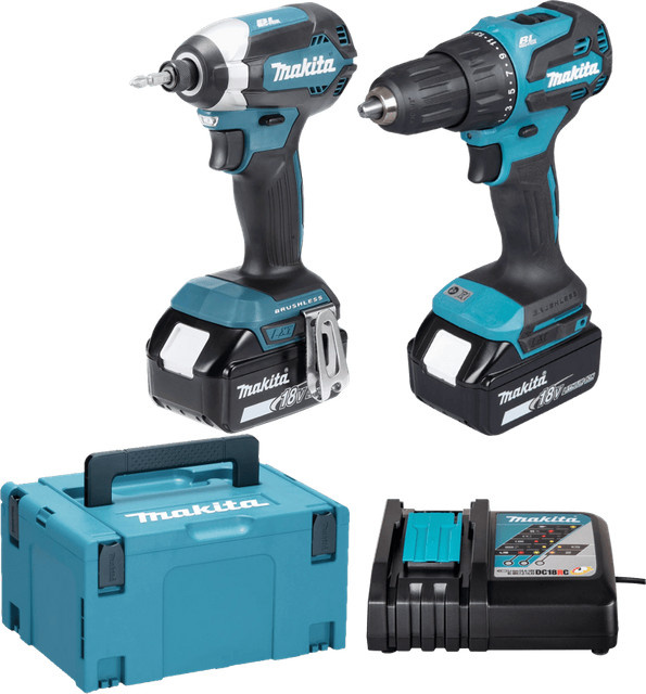 Makita DLX2537TJ Akku-Werkzeugset in Petrol - Bild 1