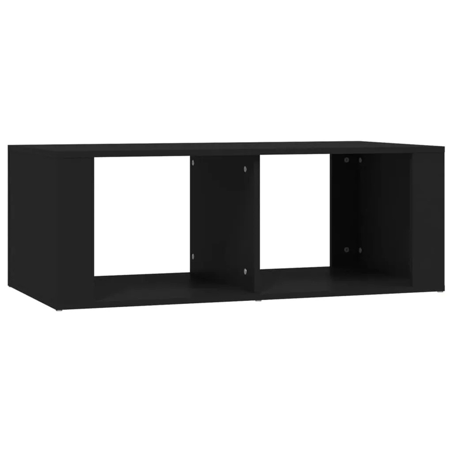 vidaXL Couchtisch modern in Schwarz aus Holzwerkstoff, B/T/H: 100 x 50 x 36 cm - Bild 2