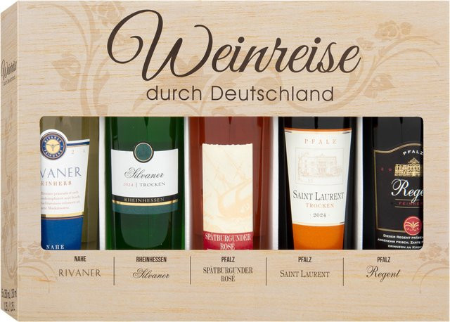 Pamona Cellars GmbH Weinprobe Weinreise durch Deutschland Weißwein 5 x 0,25 l - Bild 1