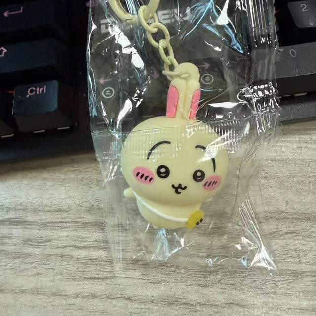 Chikawas Cartoon-Anhänger Usagi Hachiware 3D, gray, Unisex - Bild 1