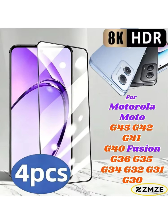 3er-Pack SnakeGlass HD Panzerglas Displayschutzfolie für Motorola Moto G45 G42 G41 G40 Fusion G36 G35 G34 G32 G31 G30 transparent - Bild 6