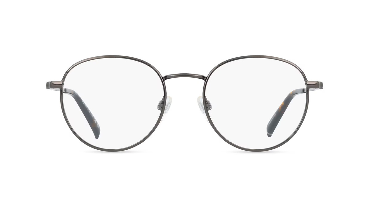 Tommy Hilfiger TH 2222 Korrektionsbrille Damen, Vollrand, Panto, Metall, grau - Bild 1