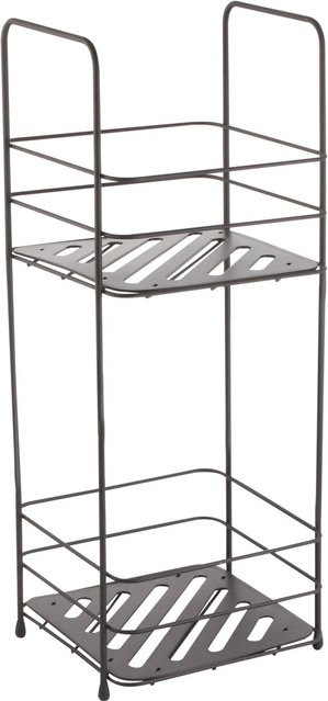 MSV Standregal Kery aus Stahl in Mattschwarz mit modernem Design, B/T/H: 15,5 x 15,5 x 40 cm - Bild 1