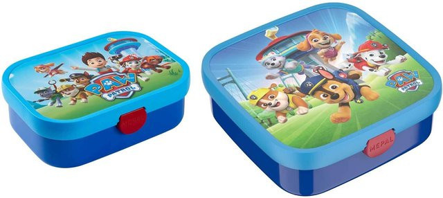Mepal Brotdosen-Set Campus 2er Set Blau mit Besteck und Snap-Lid - Bild 1