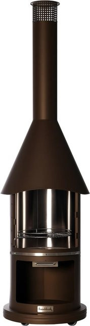 Buschbeck Auckland Prestige Holzkohlegrill Edelstahl Braun Metallic - Bild 1