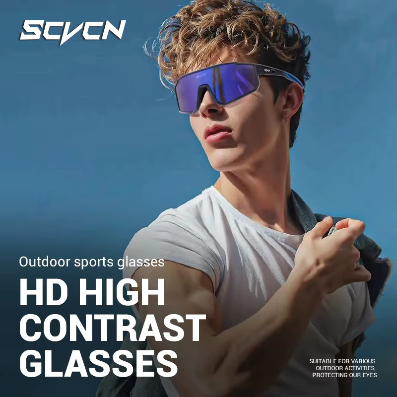 SCVCN Sonnenbrille, Vollrand, Kunststoff, Unisex - Bild 3