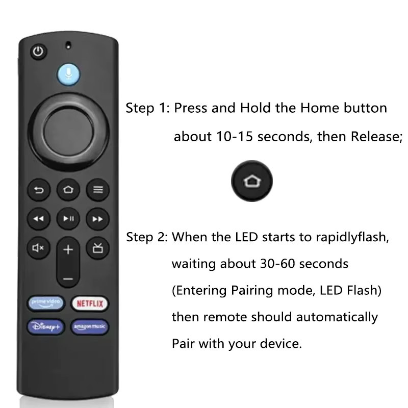 Amazon Ersatz-Sprachfernbedienung für Fire TV Stick Lite Bluetooth in Schwarz - Bild 3