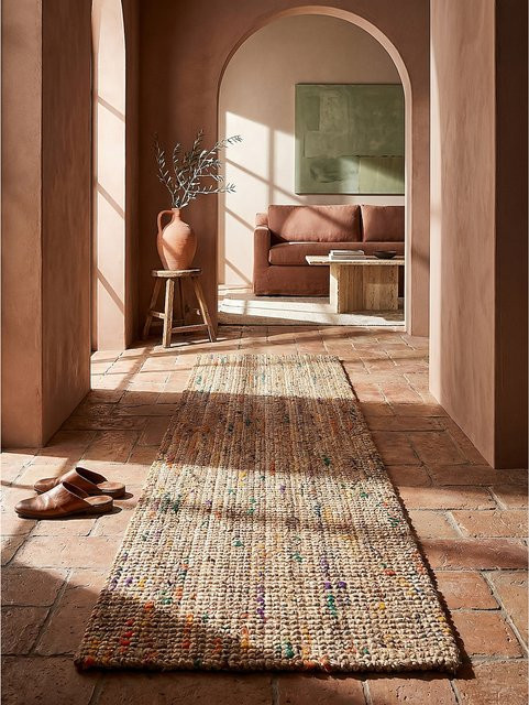 Boho Läufer Kadima Design in Multicolour aus Jute und Wolle B/T: 60 x 230 cm - Bild 1