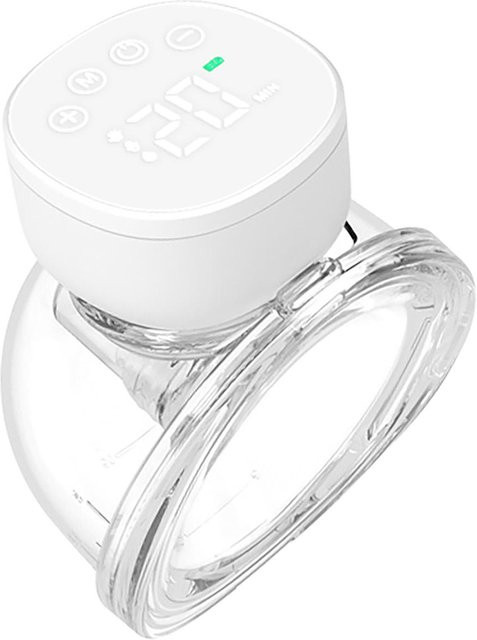 Binchi Outdoor Product My-376 Tragbare Elektrische Milchpumpe, Weiß, Leise und Unsichtbar, 3 Modi, 9 Saugstufen, 180 ml Fassungsvermögen - Bild 1