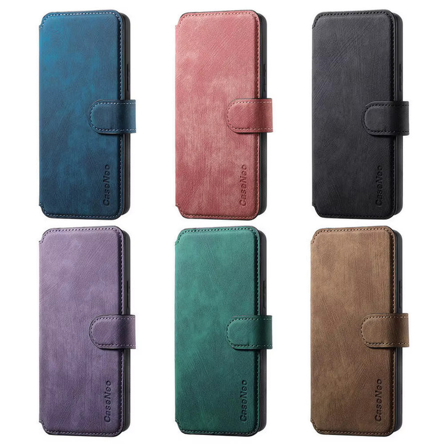 2-in-1 abnehmbare Leder-Brieftaschenhülle mit Magnetverschluss für OnePlus 15 5G, Luxus-Cover in Braun - Bild 5