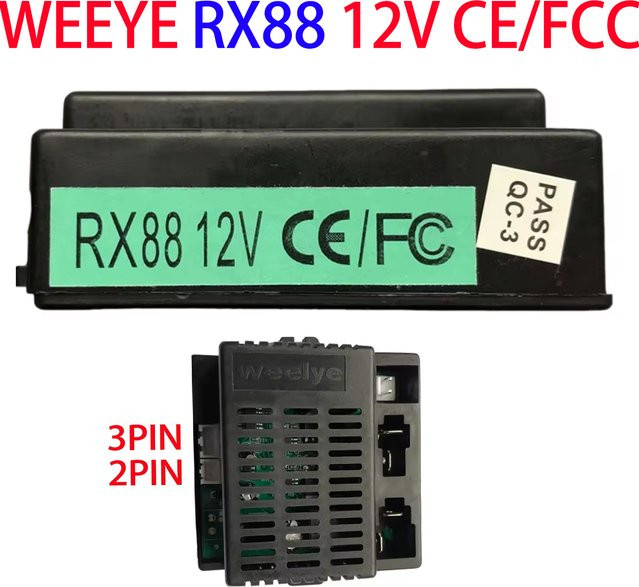 Weelye 12V FCC RX88 Kinder-Elektroauto Bluetooth Fernbedienung Empfänger Steuerbox, Kinderfahrzeug - Bild 1