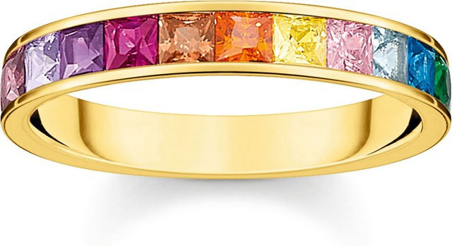 Thomas Sabo Ring, 925 Silber, Zirkonia, Damen, Ringgröße 54 - Bild 1