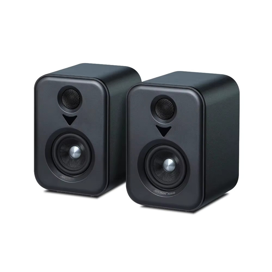 AIYIMA Upgrade S400 Aktive Lautsprecher Studiomonitor mit Bluetooth und USB DAC in Schwarz - Bild 4
