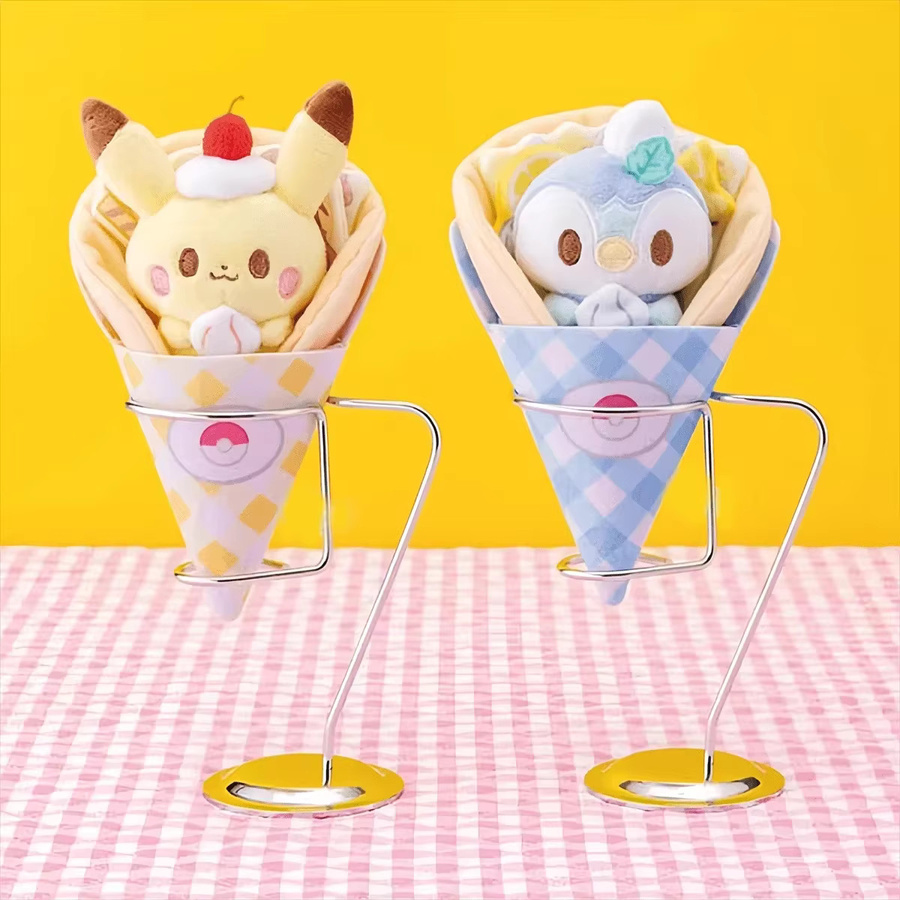 Bandai Pokémon Pikachu Piplup Plüschtiere, 17 cm - Bild 1