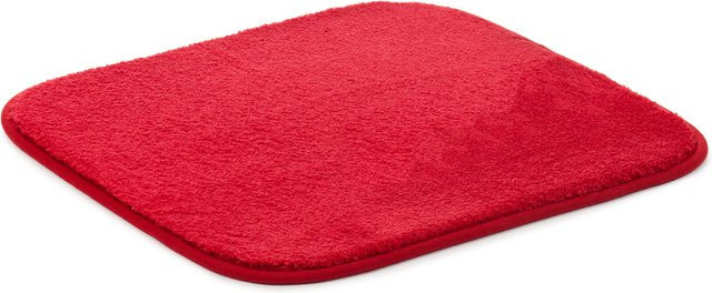 GÖZZE Rio Premium Badteppich aus Polyester in Rot, B/T: 50 x 45 cm - Bild 1