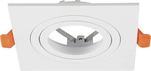 V-TAC VT-4204SQ LED-Einbaurahmen aus Aluminium in Weiß mit IP20 Schutzart und GU10 Fassung - Bild 1
