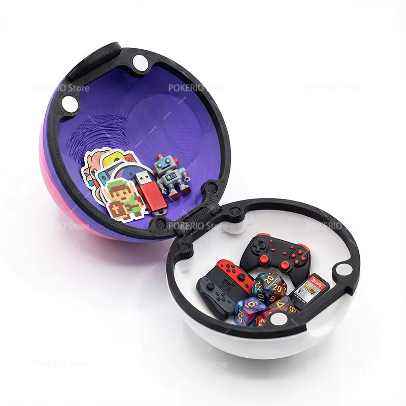 TAKARA TOMY Pokémon Poke Ball, Aufbewahrungsbox, Kunststoff, Zubehör - Bild 2