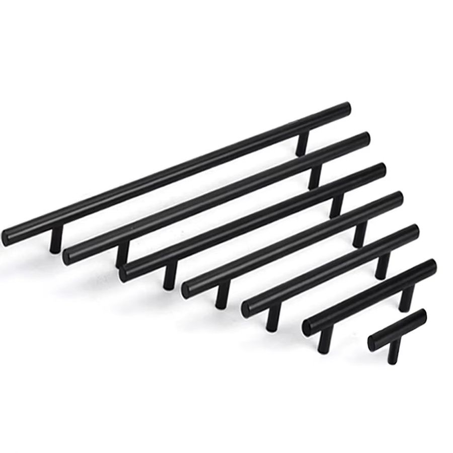 TFAAI Möbelgriffe T-Bar Design aus Edelstahl in Schwarz oder Silber matt - Bild 6