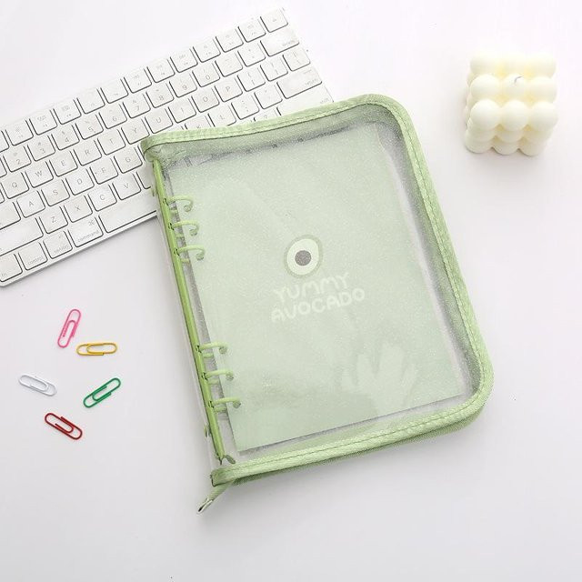 NATAWA A5 Photocard Binder Organizer aus PVC in Grün - Bild 1