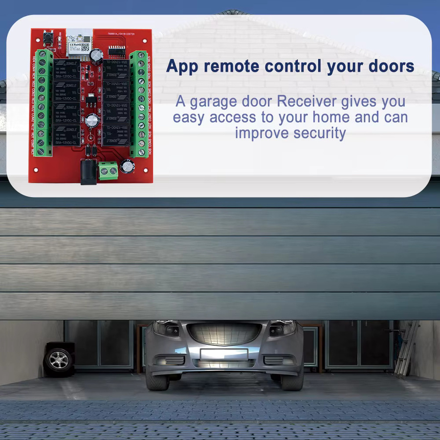 Scimagic-RC 8-Kanal WiFi Smart Switch für Tuya und Smart Life App, 12V/24V Relais Modul zur Smart Home Automation - Bild 4