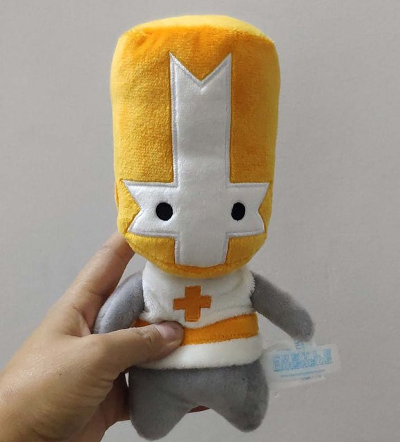 Yiran toy Castle Crashers Roter Oranger Ritter, Plüschtier, 20cm, ab 18 Jahre - Bild 1