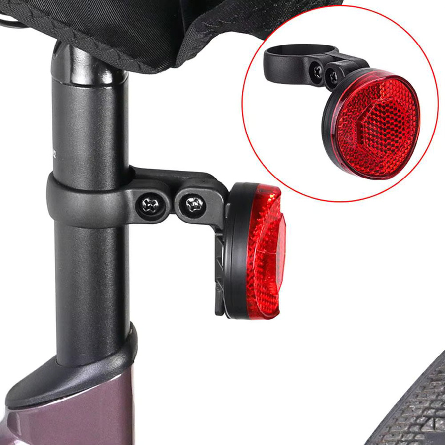 Anti-Diebstahl Rücklicht-Halterung für Apple AirTag in Rot für MTB und Rennrad zur versteckten Positionierung am Sitzrohr - Bild 4