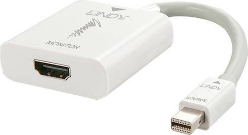 Lindy 41069 Mini-DisplayPort auf HDMI Konverter Weiß - Bild 1
