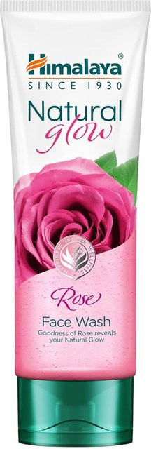 Himalaya Natural Glow Rose Gesichtswaschgel, 100 ml, mit Rosenextrakt - Bild 1