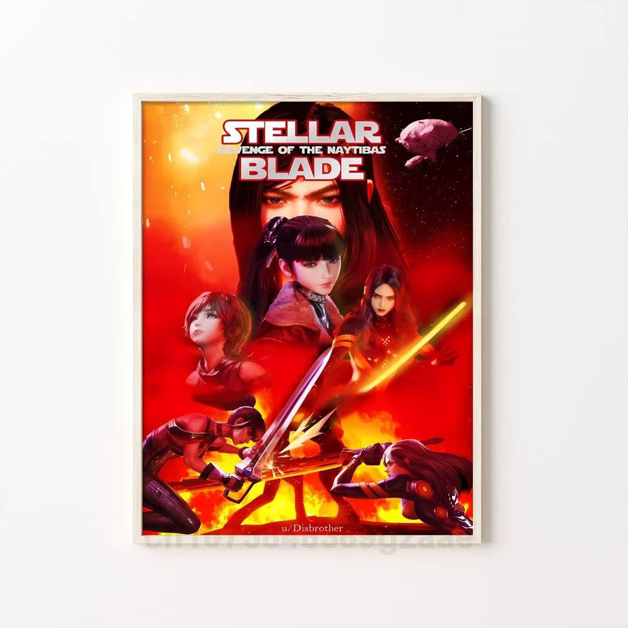 Stellar Blade Poster Wasserdichter Wandkunstaufkleber in Mehrfarbig - Bild 7