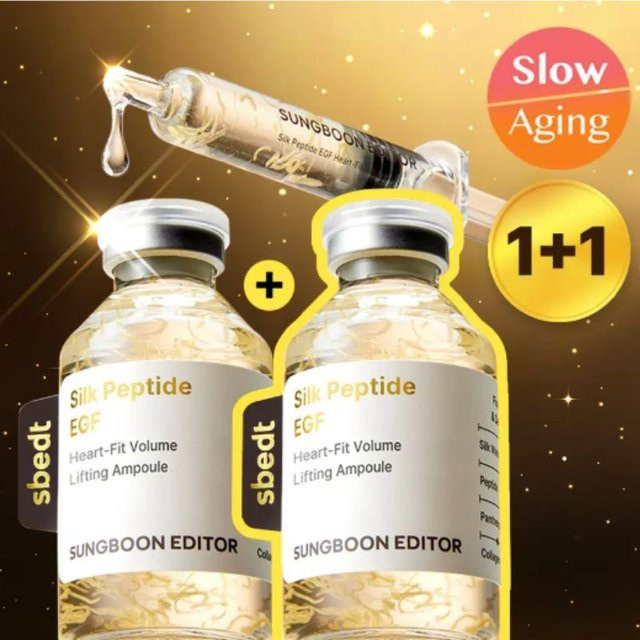 Sungboon Editor Heart-Fit Volumen Lifting Ampulle Serum, 2x 40 ml, Peptide - Bild 1