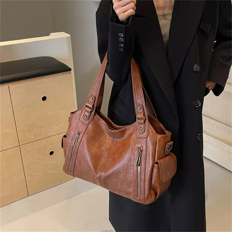 VANDERWAH Schultertasche Leder, Damen - Bild 2