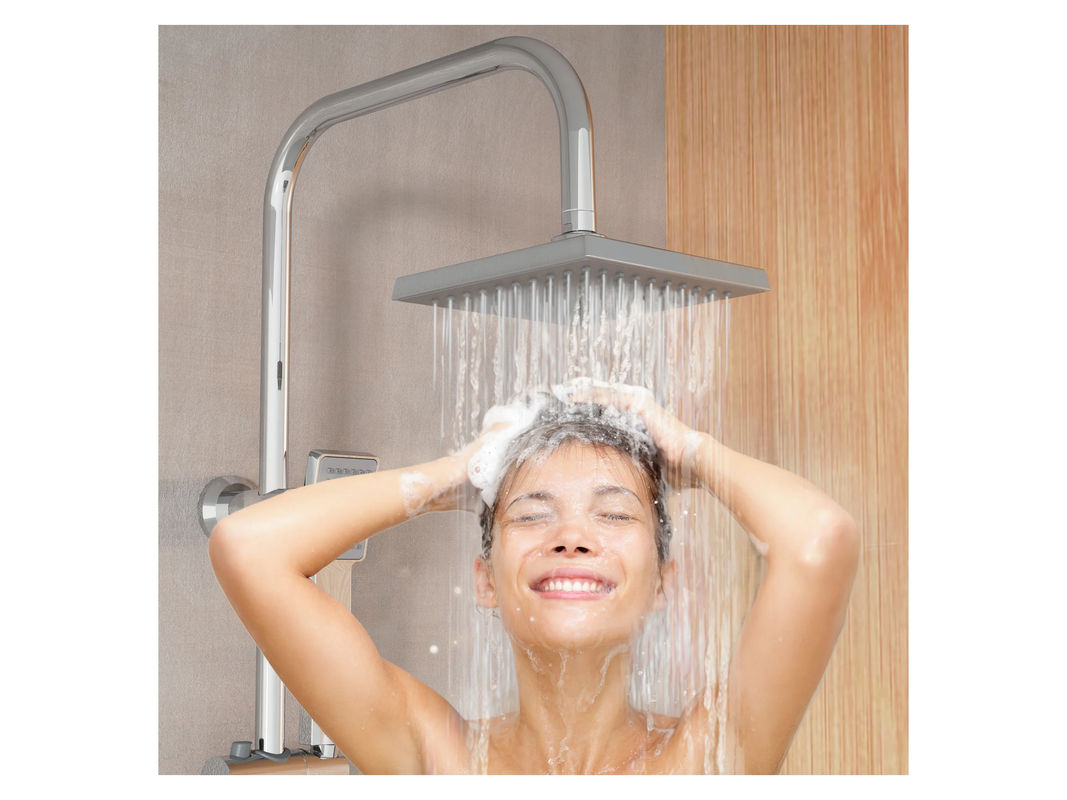 EISL Duschsäule EASY ENERGY in Chrom mit Regendusche und Handbrause, Edelstahl, Farbe: Silber/Grau, Höhe: 103,0 cm, Breite: 42,8 cm, Tiefe: 17,8 cm - Bild 2
