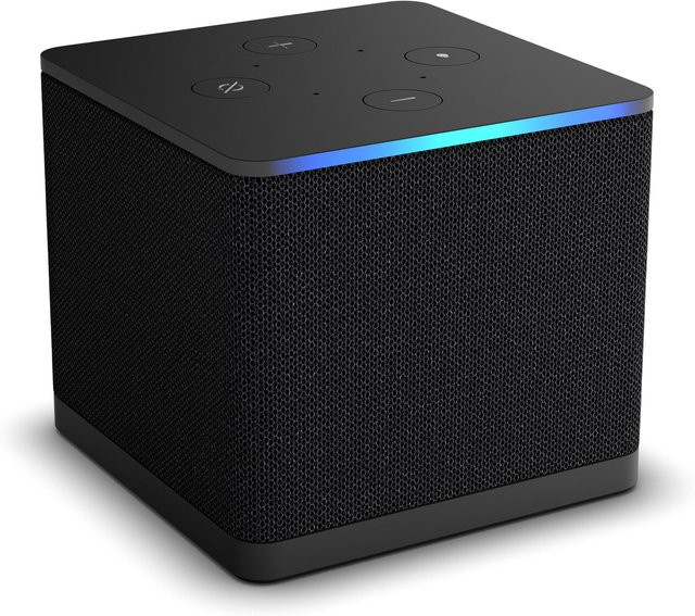 Amazon Fire TV Cube (2022) 4K Ultra HD Streaming Media Player in Schwarz mit 16 GB Speicher - Bild 1