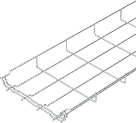 OBO Bettermann Gitterrinne 6000064 in Silber, B/H/L: 20,0 x 3,5 x 300 cm - Bild 1