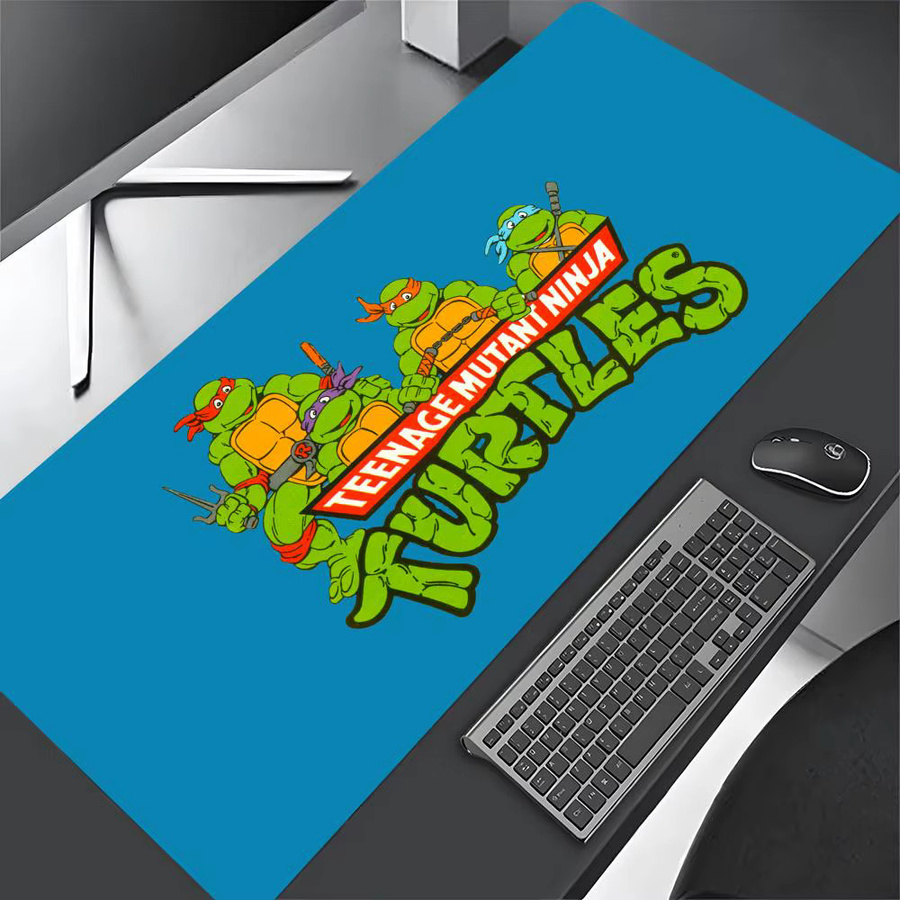 Gaming-Mauspad Teenage Mutant Ninja Turtles in Schwarz und Blau, B/T/H: 90 x 40 x 0,2 cm - Bild 2