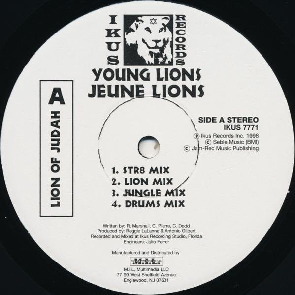 Junge Löwen (4) - Löwe von Juda Vinyl Single 12 Zoll Ikus Records US Rap Hip-Hop R&B Grau - Bild 1